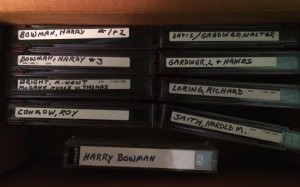 oral history cassettes