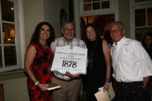 Our Evening in Mo'Town hosts, Jim And Karla Varrell with Trustee Julie Maravich and President Lenny Wagner.